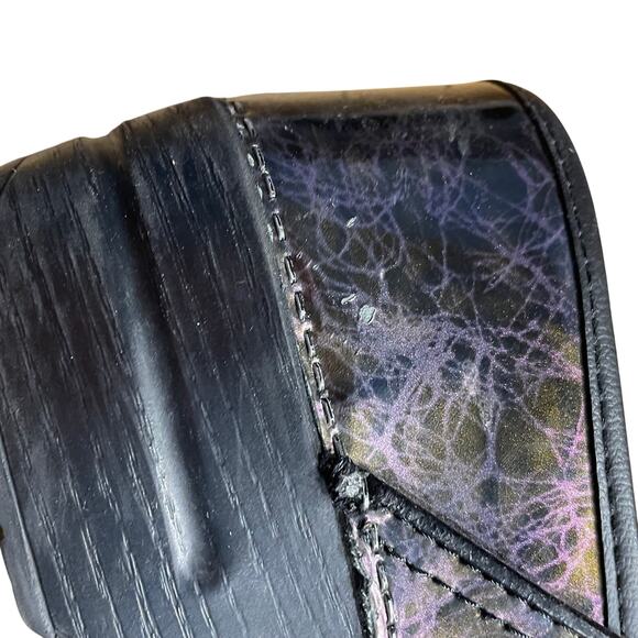 Dansko Metallic Iridescent Oil Sheen Slip On Clogs Sz 39 (US 9) Good Condition - Picture 6 of 12